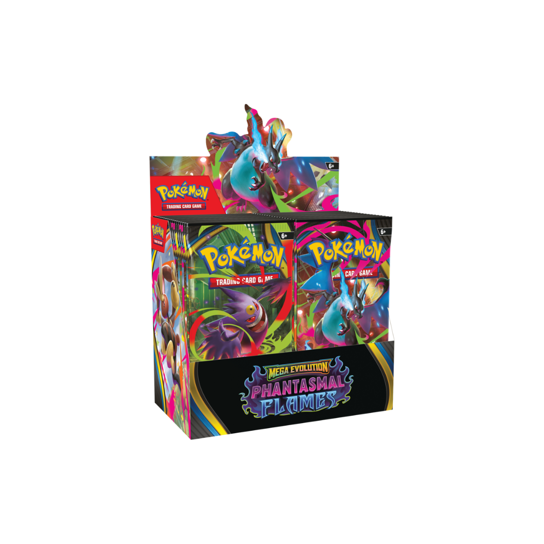 Pokmon Mega Evolution Phantasmal Flames Booster Box (36 Packs) CRACK THE PACK Pokmon Mega Evolution Phantasmal Flames Booster Box (36 Packs) CRACK THE PACK