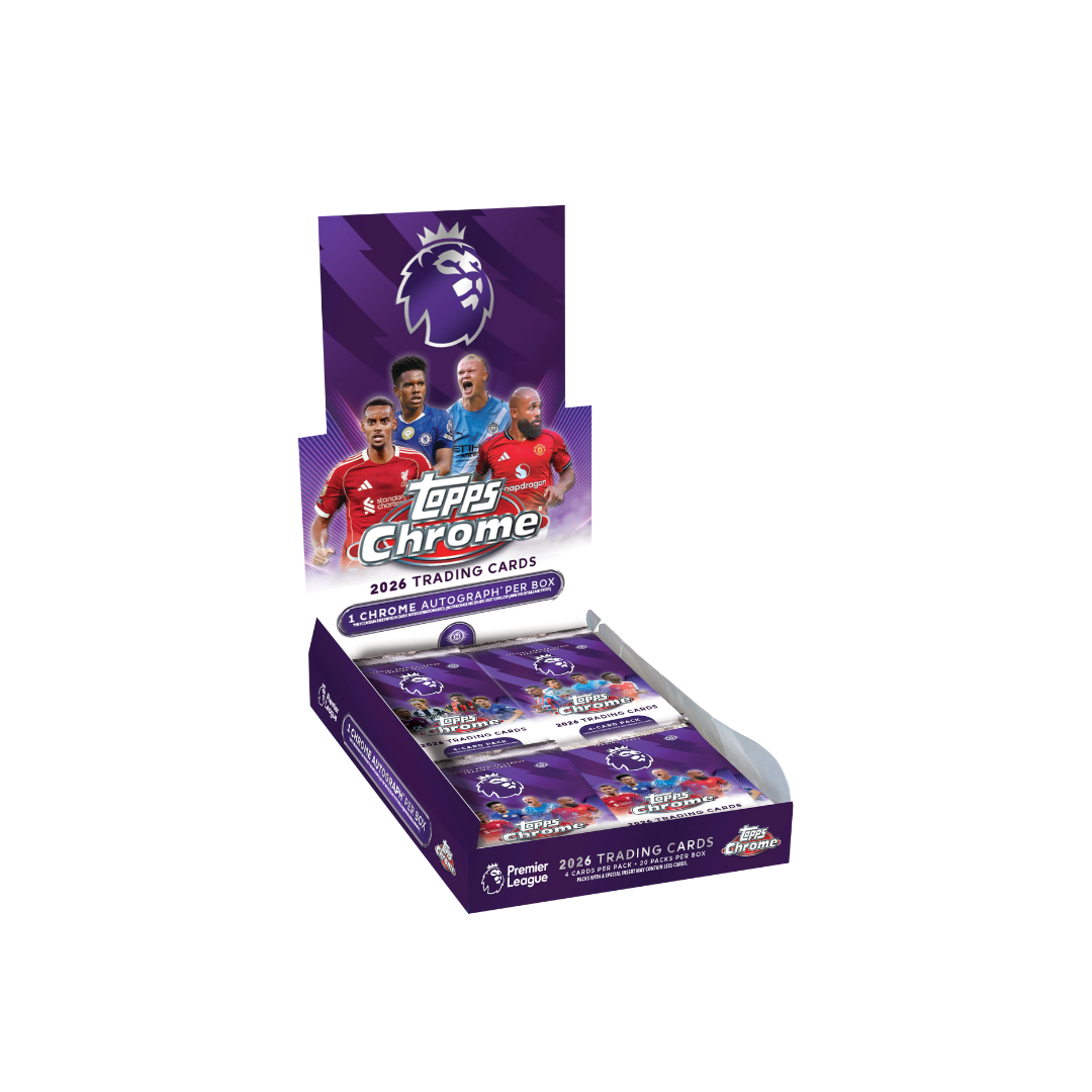 2026 Topps Chrome® Premier League - Hobby Box (Pre-Order)