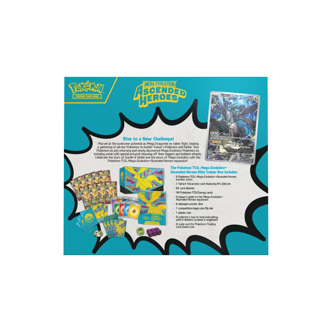 Pokmon Elite Trainer Box Mega Evolution Ascended Heroes (English) CRACK THE PACK Pokmon Elite Trainer Box Mega Evolution Ascended Heroes (English) CRACK THE PACK