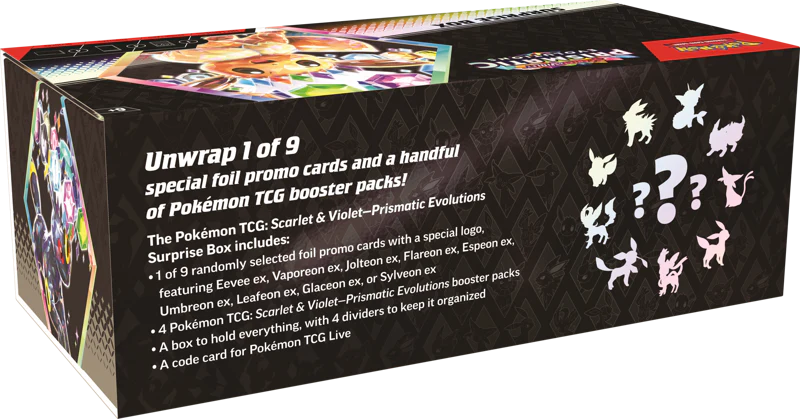 Pokemon TCG: Scarlet & Violet Prismatic Evolutions Surprise Box